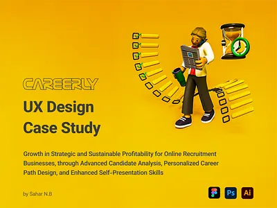 UX Case Study: Careerly, Smart Career Platform dashboarddesign interactiondesign jobplatform productdesign productivitydesign resumebuilder saas smartdesign ux ux case study uxdesign uxui