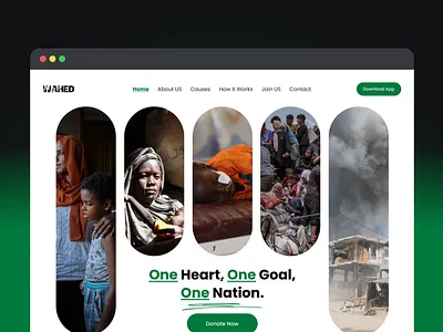 DailyUI#32 | Crowdfunding "WAHED" crowdfunding dailyui figma ui uiux