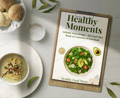 🥗 Health Moment – Premium Healthy Bakery Menu (PDF + Cinematic health moment