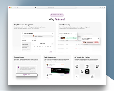 SaaS Bento Grid bento bento grid feature section features figma homepage landing page mockup product design purple saas ui ux web design website