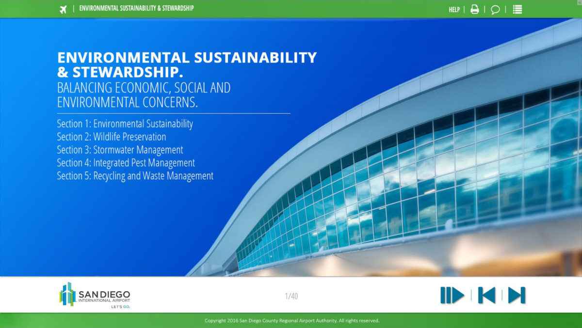 San Diego International Airport (SAN) graphic design instructional design ui