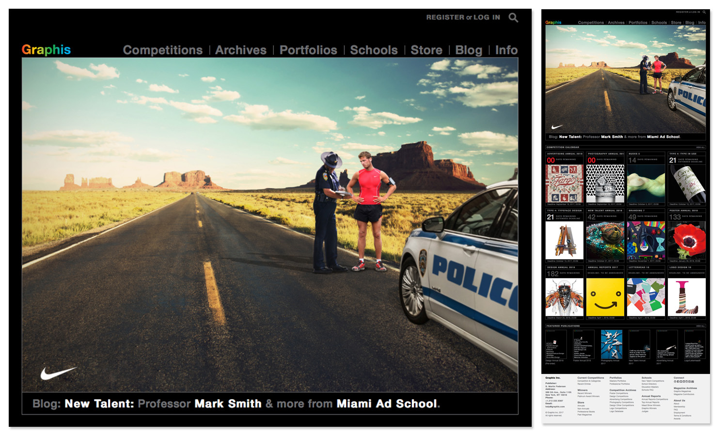 Graphis Magazine web design web developer