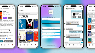 Borrow - Community Book Sharing App app branding ui