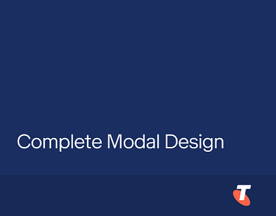 Telstra - Complete Modal Documentation