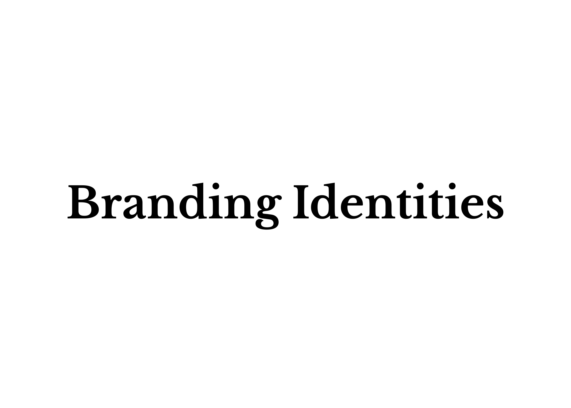 Branding Identities branding graphic design logo