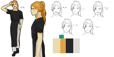 Baldie-Diseño de personaje para un libro book design character illustration