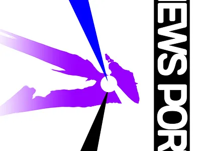 News Port albumcover astract branding collage design film graphic design illustration photography ui
