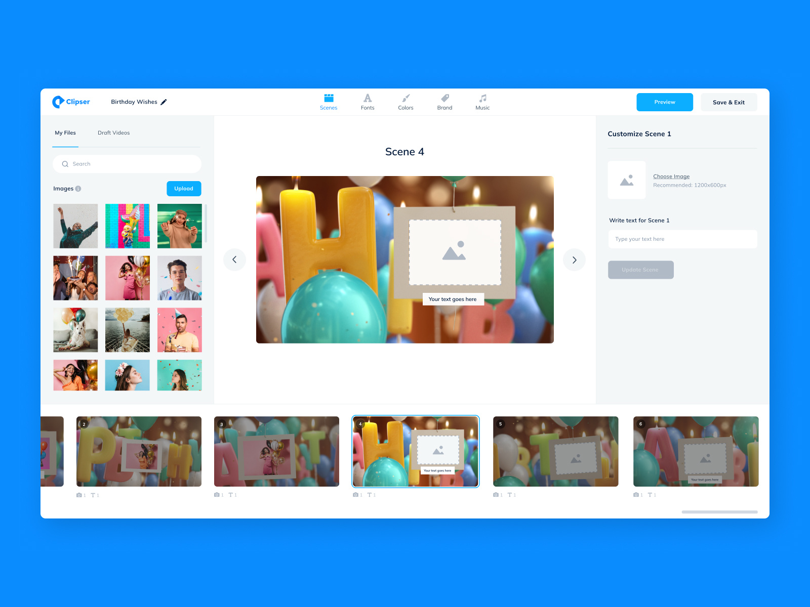 Clipser – Advanced Video Editor ai video maker ggstudio platform product design saas startup ui ux video editing video platform webapp