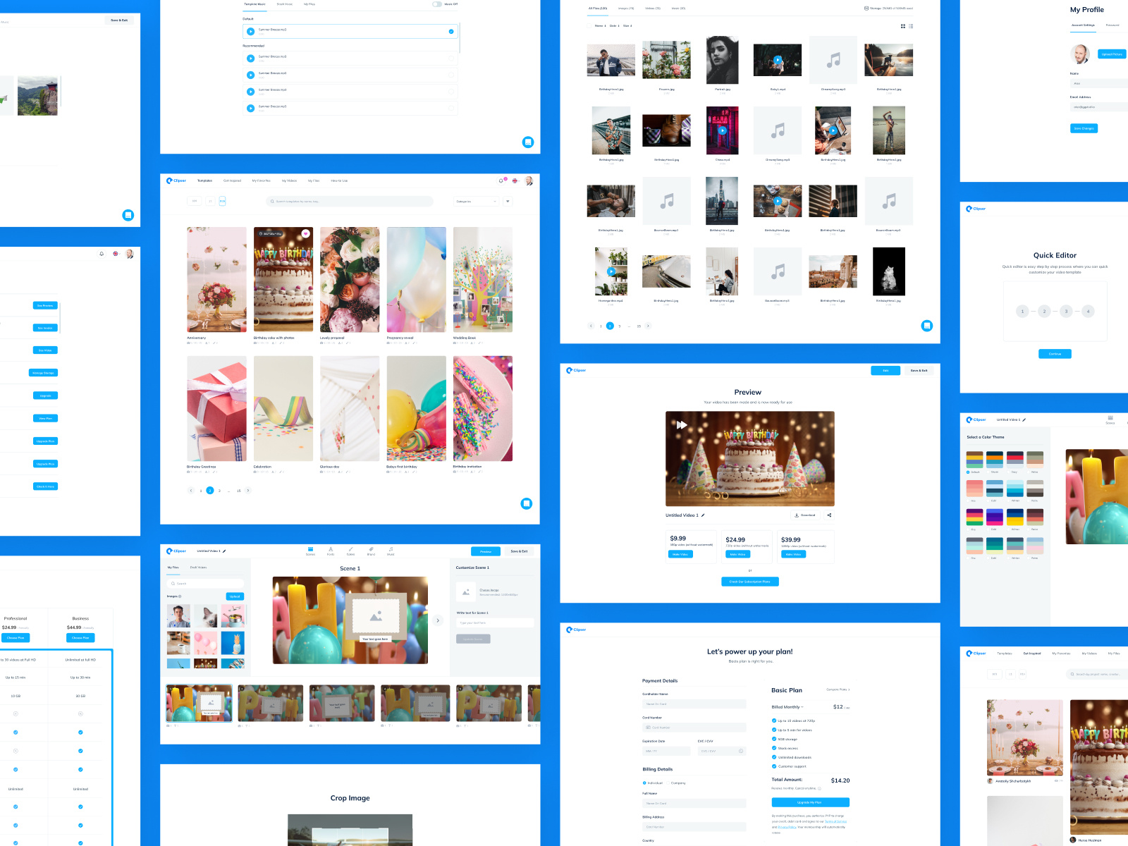 Example of Web App UX/UI Design 