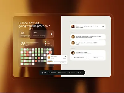 Healthy Program Dashboard 2026 dashboard fitness glass graphic design haelthy health minimal program trendy ui ux web