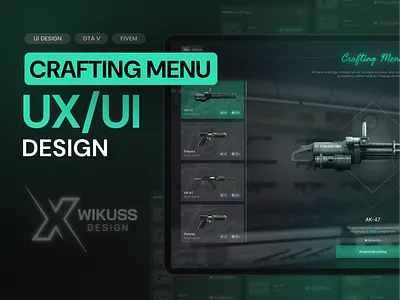Game UI/Fivem/GTA V Crafting Menu crafting menu crafting menu ui fivem fivem crafting menu game game crafting menu game design game ui game ui design gta rp gta v gta v crafting menu roleplay ui