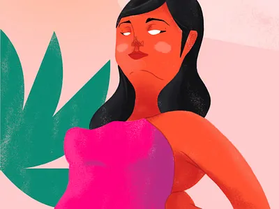 Gabriela amado authorial brasilidades brazil brazilian canela colorful cravo flower illustration jorge orange pink plant rose vegetation