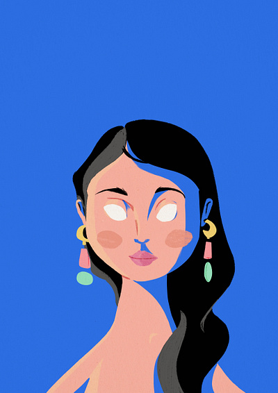 Jewels authorial blue brazil brazilian colorful feminine flower green illustration jewels pretty red yellow