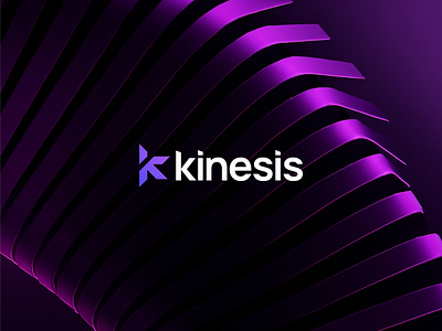 Kinesis - Crypto Logo Design abstract logo arrow logo branding crypto logo design k logo logo logo design minimalist logo