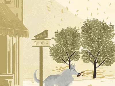 Rubén busca su familia book childrens book duende elf illustration ilustración lobo wolf