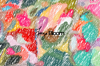 Scribbled Art abstract acrylic art design illustration modern painting scribble