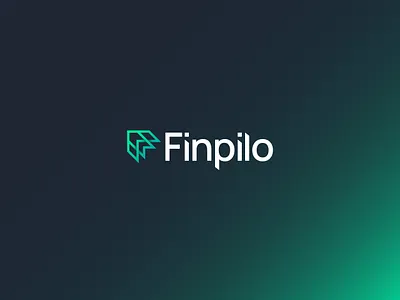 Finpilo - Fintech AI SAAS Logo Design abstract logo ai logo branding design f logo fintech logo logo logo design minimalist logo plane logo rocket logo saas logo startup logo