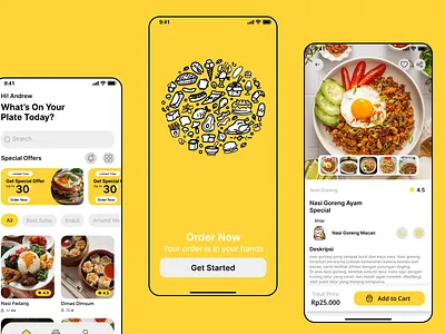 UI-Food Application app design ui