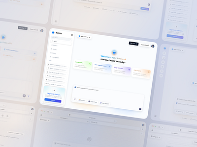 Aplot AI – Modern Chat Dashboard UI for AI Assistant Platform ai assistant ai dashboard ai platform chat ui chatbot chatbot ui chatgpt chatgpt redesign clean ui dashboard concept dfd mehbubur rahman minimal interface minimal ui modern web design productivity app prompt design saas dashboard saas web app web app design