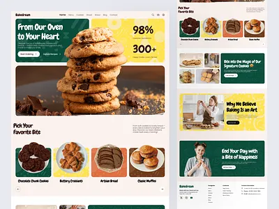 Food E-Commerce Landing Page digital shop ecommerce design food delivery food website fresh design landing page online store product layout shopping experience ui ux website