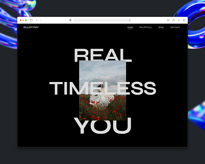Elliot Ray Photography css html landing page photography portfolio responsive design squarespace ui ux web design
