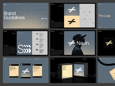 Navin - Finance Brand Guidelines brand application brand guide brand guidelines brand identity branding cansaas design finance finance brand guidelines finance branding finance logo fintech graphic design logo logo design minimalist modern saas