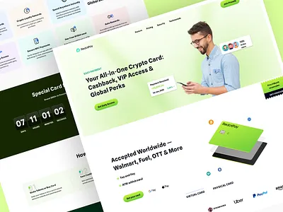 Crypto Card Landing Page crypto card crypto wallet redotpay vip access