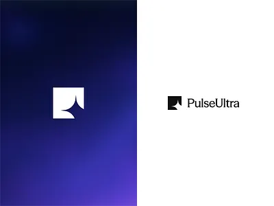 PulseUltra Logo ai ai logo brand branding business logo design graphic design illustration logo logo identity logomark minimal logo modern logo startup logo tech logo ui ux vector visual identity