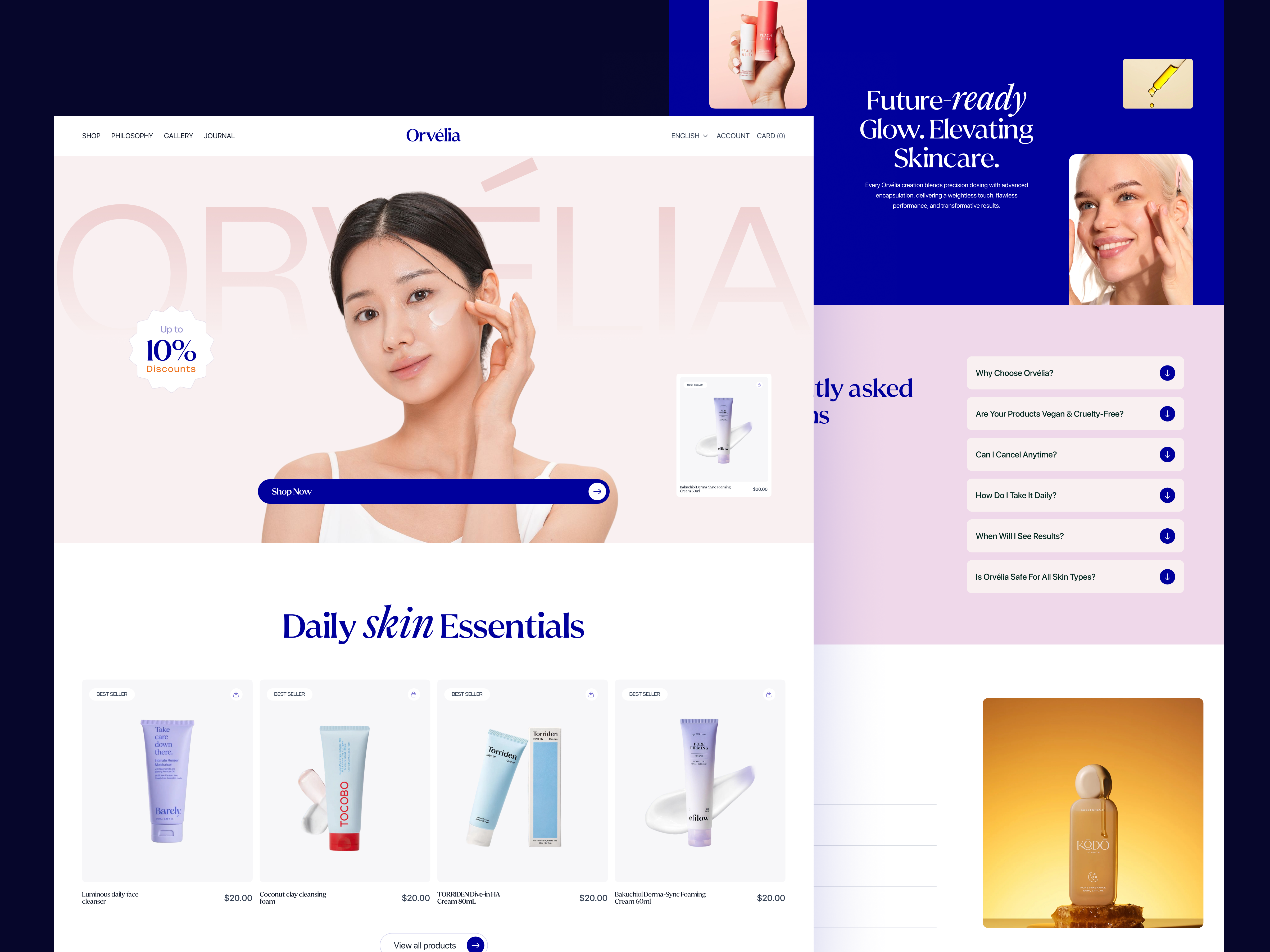 Example of Custom Shopify Website Design
