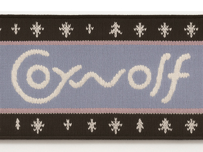 Coywolf - Crochet Logotype Design branding clothing design coywolf creative crochet graphic design identity illustration knit lettering logo logo design logo designer logos logotype pattern design signature typography winter