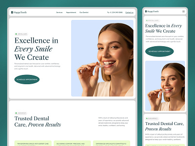 Dental Website Design dental dental website doctor website focotik health health website healthcare landing page medical medical care medical website design mobile responsive mobile website modern website mordern website design ui ui ux design web design website website redesign