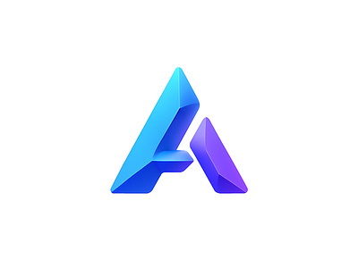 The "A Fusion" Logo (unused) a 3d logo crypto logo exclusive logo finance logo futuristic logo geometric logo gradient lettermark innovation logo letter a brand identity letter a business logo letter a crypto brand letter a logo letter a minimal logo modern logo professional logo startup logo tech logo