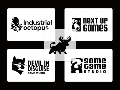 Logos for gaming companies brand brand designer branding branding designer design elegant game game logo gaming gaming logo graphic design logo logo design logo designer logodesign logodesigner logotype modern negative sapce logo negative space