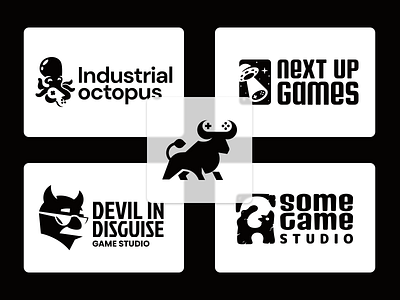 Logos for gaming companies brand brand designer branding branding designer design elegant game game logo gaming gaming logo graphic design logo logo design logo designer logodesign logodesigner logotype modern negative sapce logo negative space