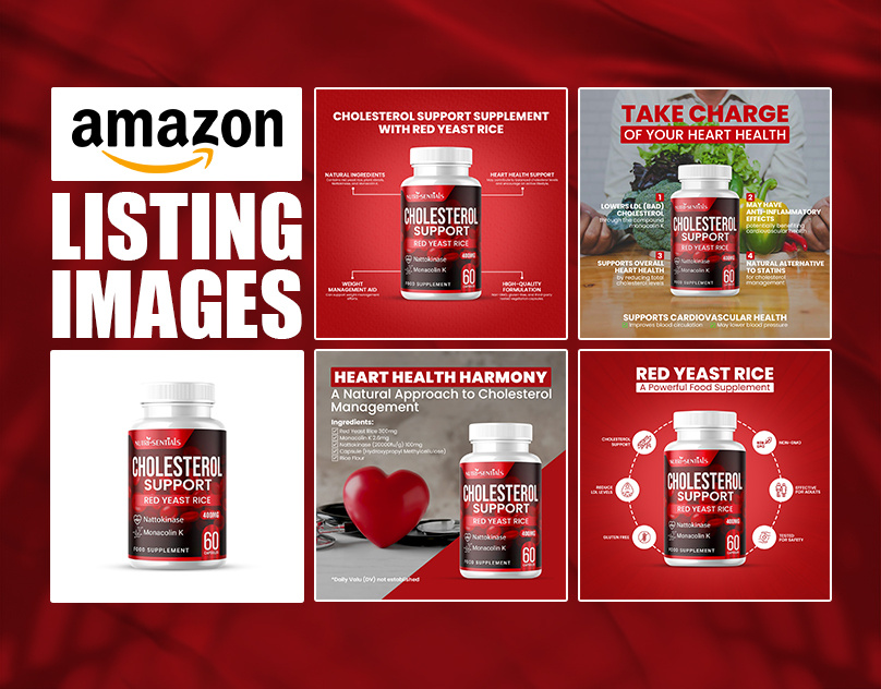 Amazon Listing Images for Red Yeast Rice supplement a content a plus content amazon ebc amazon infographics amazon listing amazon listing image amazon listing images amazon product listing design enhanced brand content listing design product infographic product listing design product listing image
