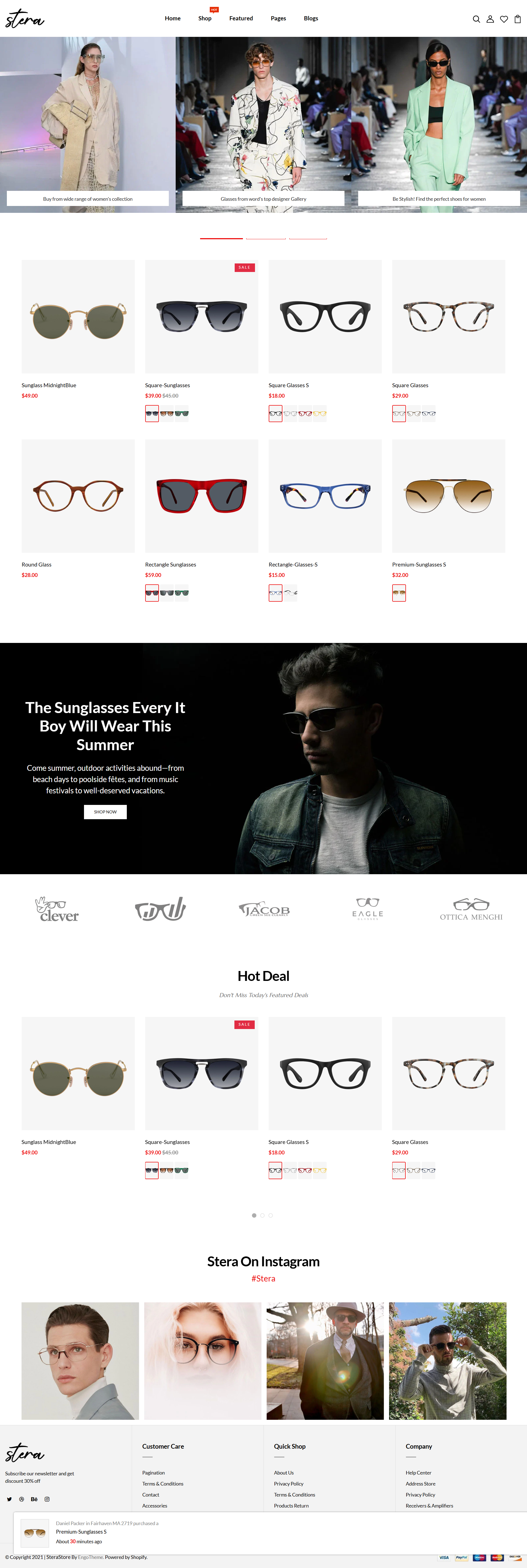 Shopify Sunglasses Shop animation branding design dropshipping website design shopify shopify designer shopify developer shopify dropshipping shopify dropshipping store shopify theme template sunglasses design sunglasses shop sunglasses website ui web content web designer web developer website design