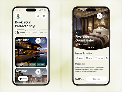 Hotel Booking App UI – Luxury Stay Finder & Smart Travel Planner app design booking booking app hotel app design hotel booking app hotel booking ui hotel finder app hotel reservation app luxury travel app mobile mobile app stay booking app travel app ui travel experience app travel planner ui ui design