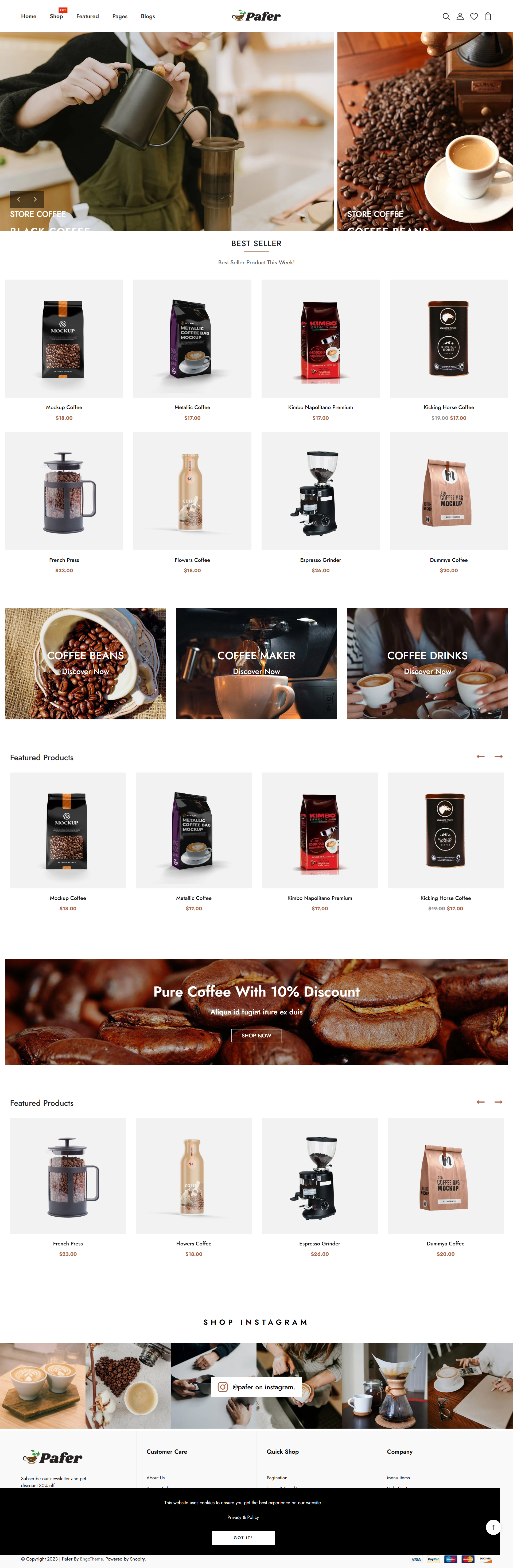 Shopify Cooffe Shop animation branding cooffe design cooffe shop cooffe store cooffe website design dropshipping website design shopify shopify designer shopify developer shopify dropshipping shopify dropshipping shop shopify store shopify theme template ui web content web designer web developer webste design