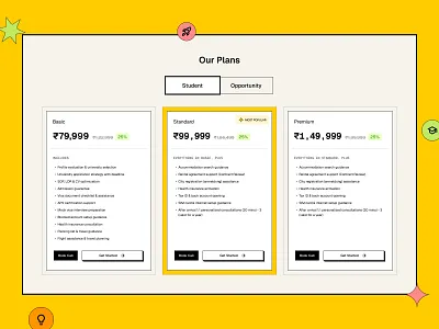 Journey2Germany animation card design design edtech landing page learning management lms logo price card pricing section study study web typography ui ux web page web section website