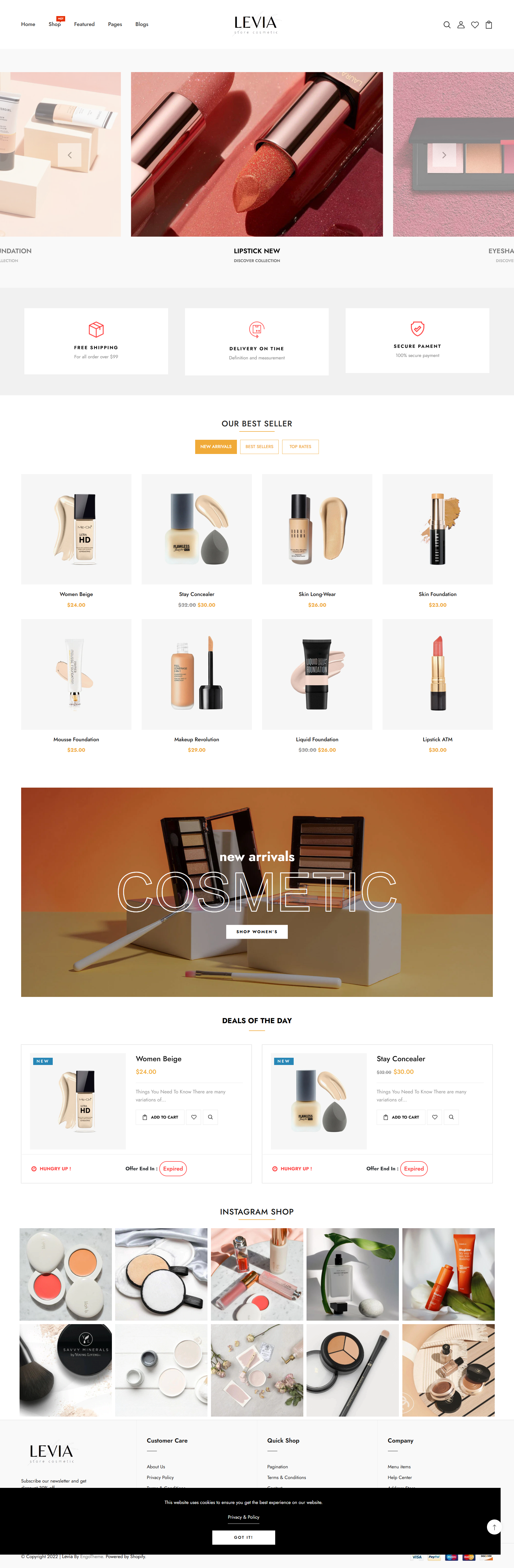 Shopify Lipstick Brand animation branding design dropshiping store dropshipping website design er lipstick lipstick brand lipstick design lipstick website shopify shopify designer shopify developer shopify dropahipping shopify store shopify theme template ui web content web designer web developer