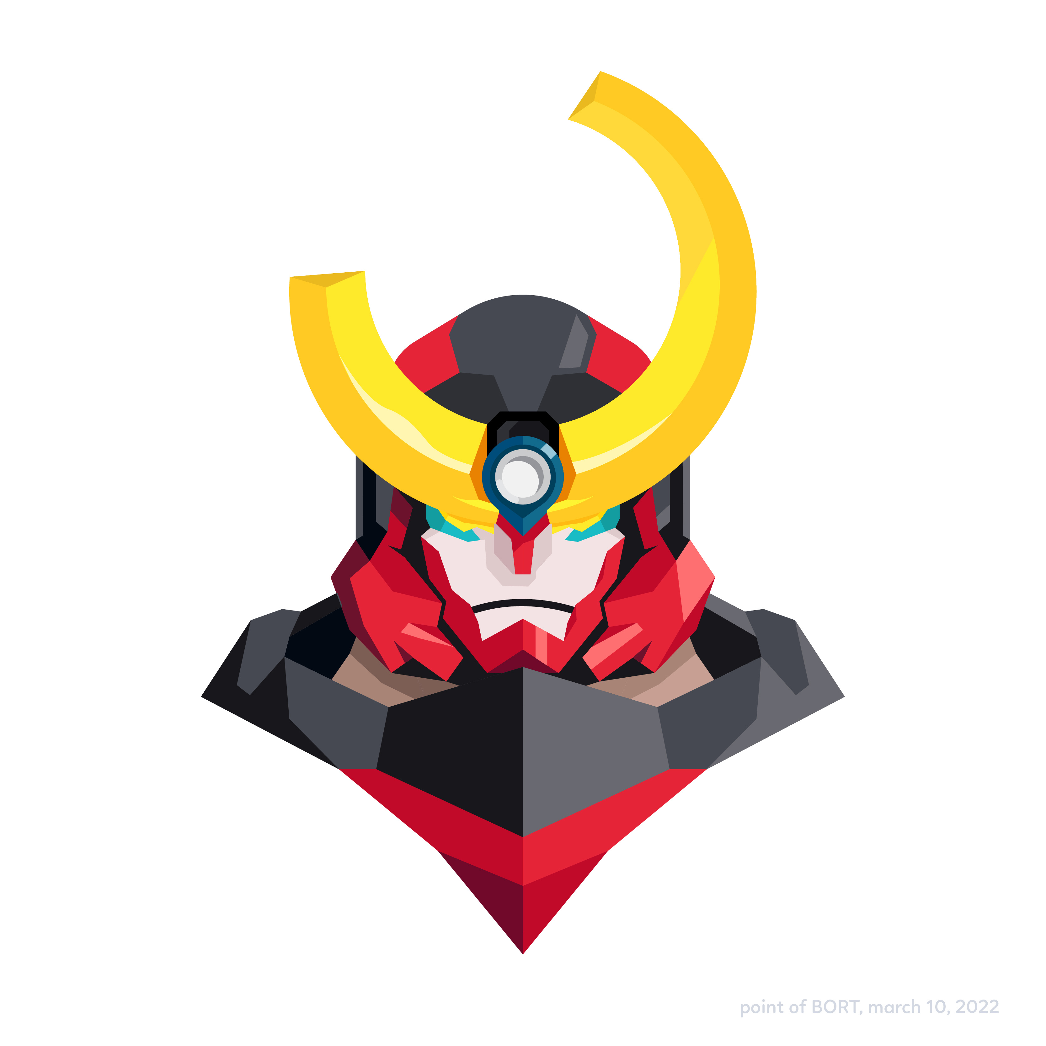 Gurren Lagann, vector daily illustration 2022 2d anime artwork challenge character daily design flat gurren lagann illustration logo robot ui vector