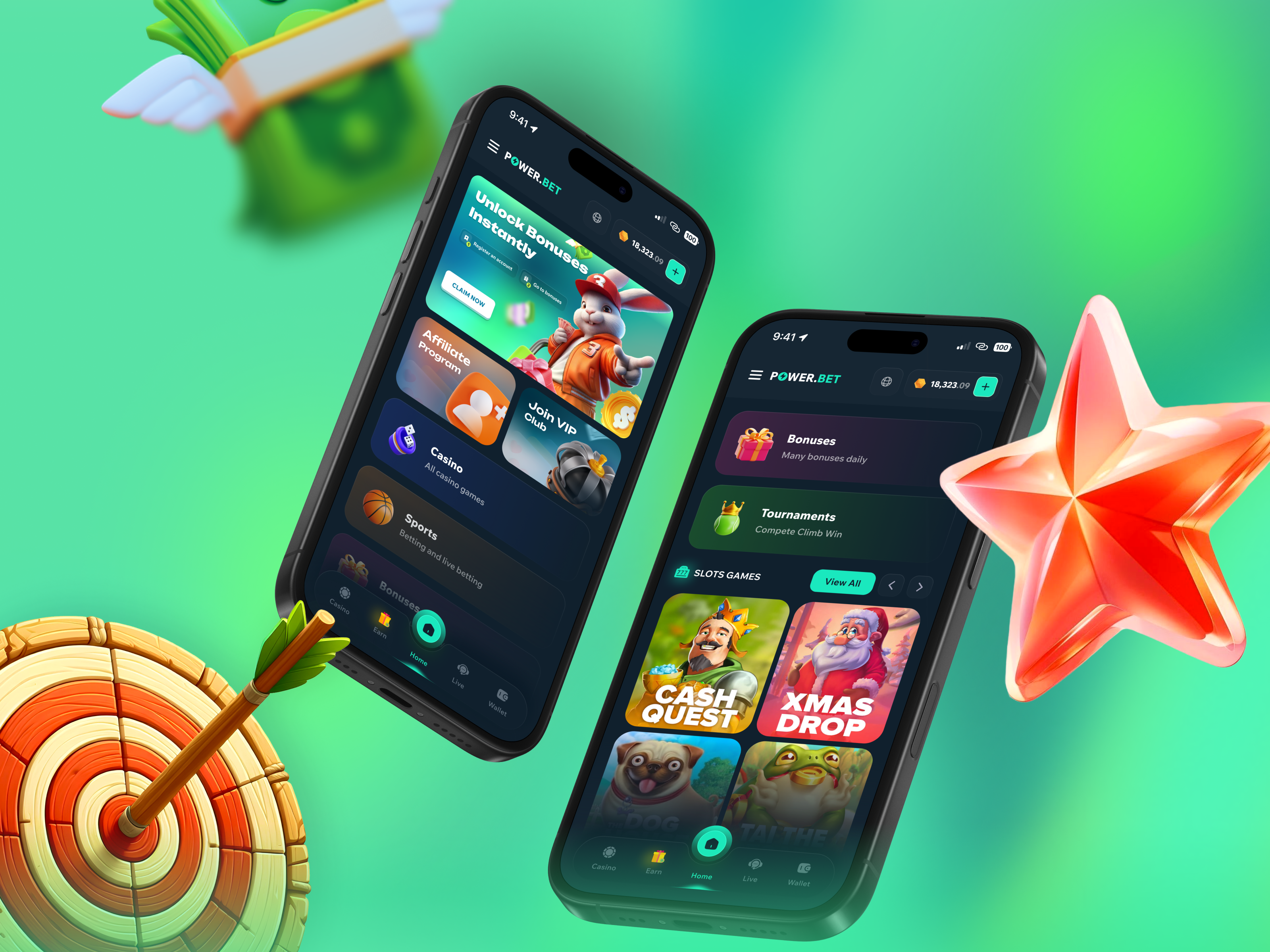 POWER.BET - Casino App app application betting betting app casino casino app casino design casino game casino interface casino ui gambling gambling app game game design games gaming gaming design igaming mobile casino online casino