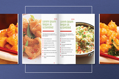 I will design cookbook, food menu or recipes book food blog