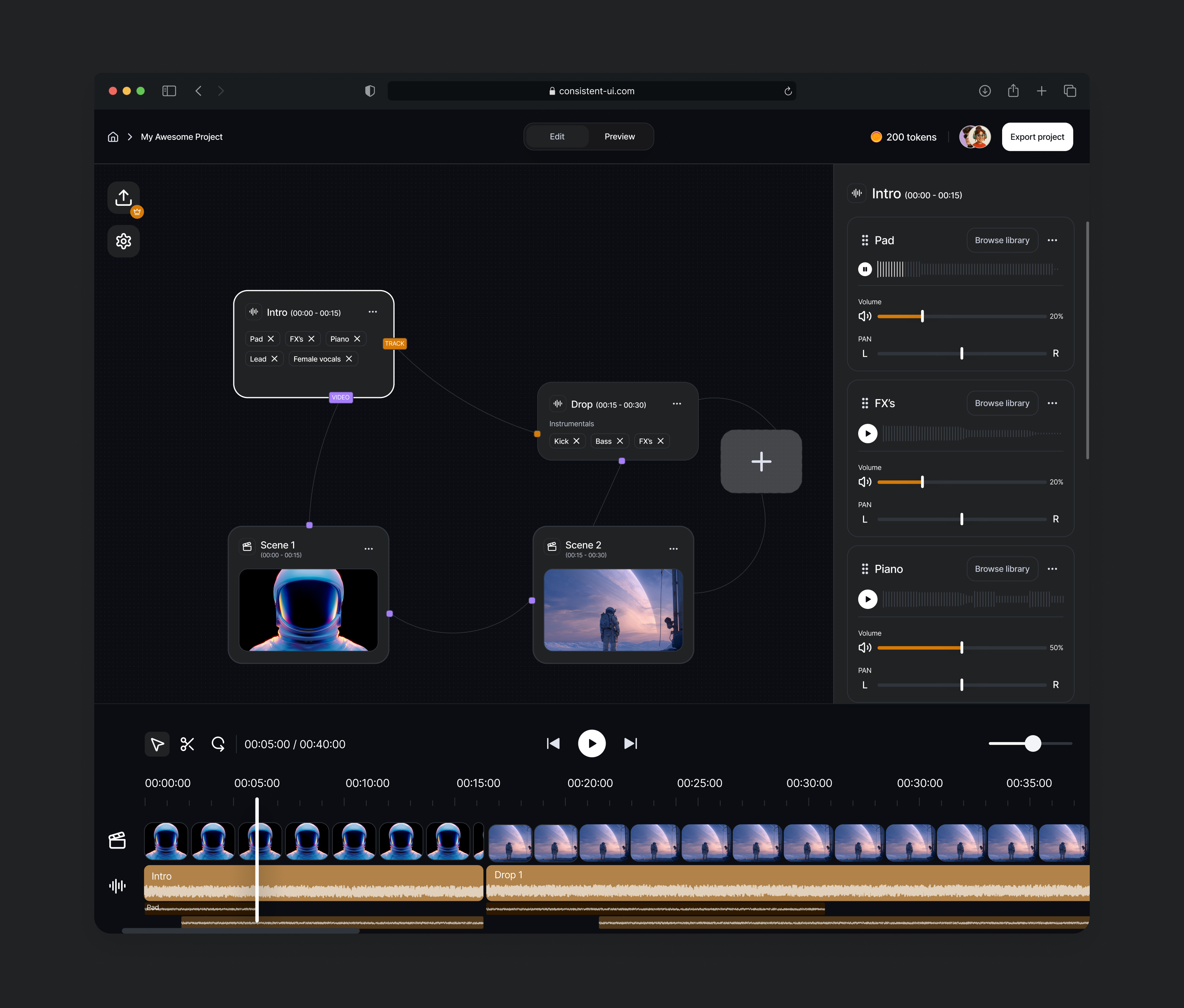 Nodes - Consistent UI consistentui kit nodes ui untitledui