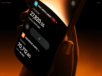 Kraster Wallet: Crypto Tokens Swap app design bank app blockchain app crypto app crypto exchange crypto payments crypto wallet cryptocurrency defi ethereum finance fintech memecoin mobile design platform product design swap token web3 design