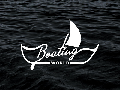 Boating World logo design adobe art boat logo brand identity brand identity design branding design graphic graphic design icon design illustration illustrator logo logo design logomark logotype minimal logo vector visual identity wordmark logo