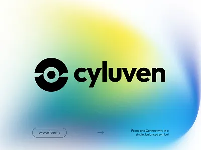 Cyluven - Logomark for a B2B Fintech Brand b2b brand design brand identity branding connectivity eye fintech flow logo minimal modern logo security tech