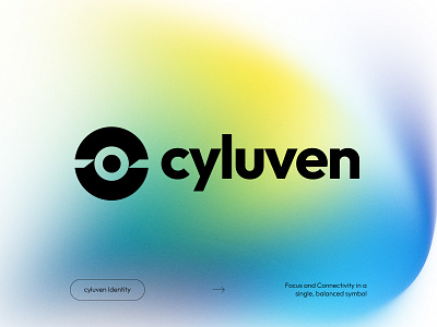 Cyluven - Logomark for a B2B Fintech Brand b2b brand design brand identity branding connectivity eye fintech flow logo minimal modern logo security tech