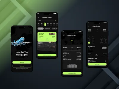 Flight Booking App Design aiplane airline animation app application boarding booking app clean interface ios minimal mobile app plane product schedule startup tickets tickets app travel ui