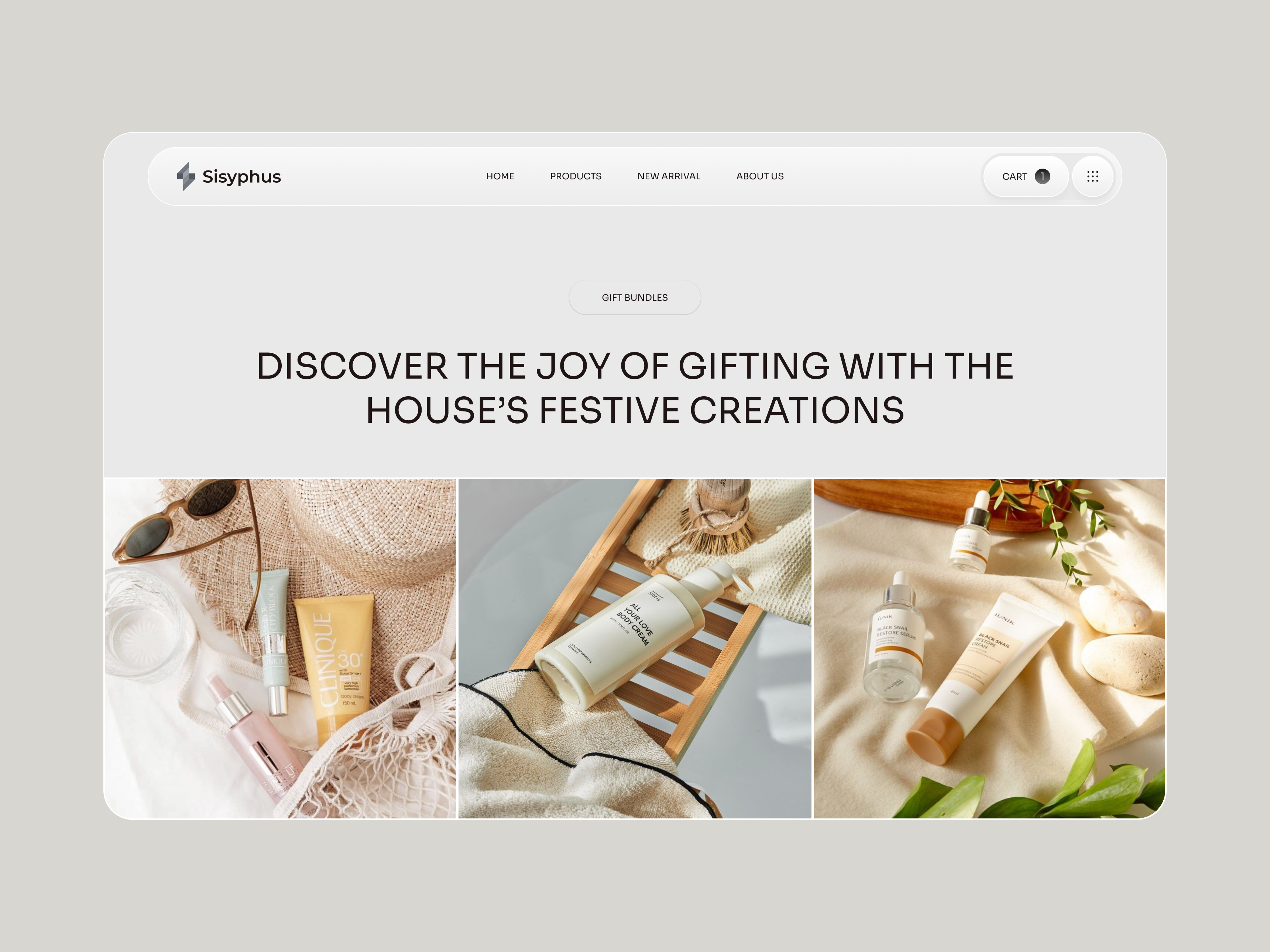 Example of Ecommerce Website Design